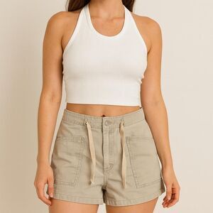 Lee Women's Tan and Cream Shorts